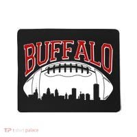 New York Skyline Buffalo Football Fan Mousepad thumb 0