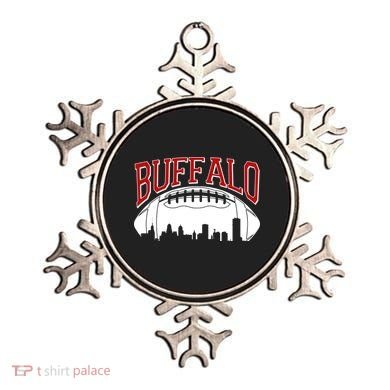 New York Skyline Buffalo Football Fan Ornament