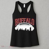 New York Skyline Buffalo Football Fan Women's Tank Top thumb 3