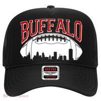 New York Skyline Buffalo Football Fan Hat thumb 0