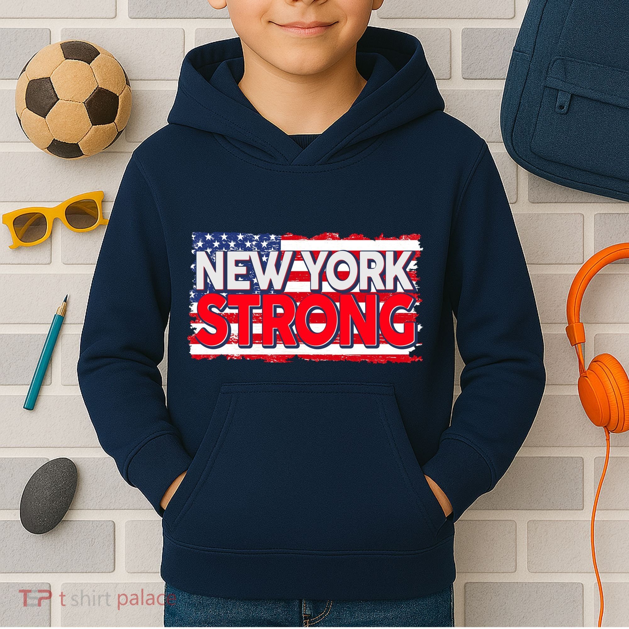 New York Strong Kids Hoodie