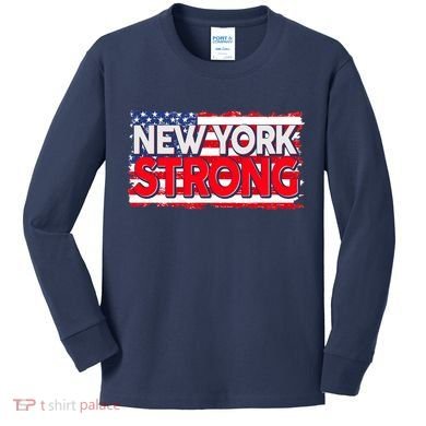 New York Strong Kids Long Sleeve Shirt