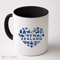 New Zealand Heart Coffee Mug thumb 0