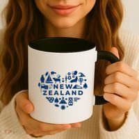 New Zealand Heart Coffee Mug thumb 3