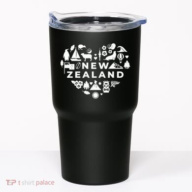 New Zealand Heart Tumbler