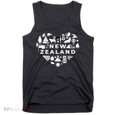 New Zealand Heart Tank Top