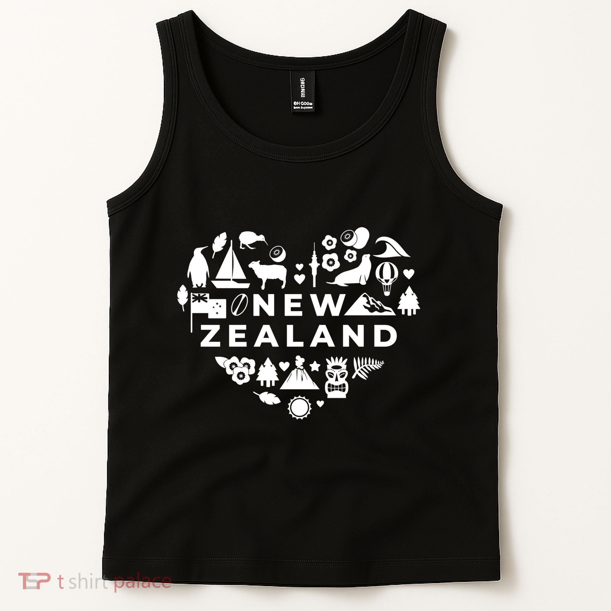 New Zealand Heart Tank Top