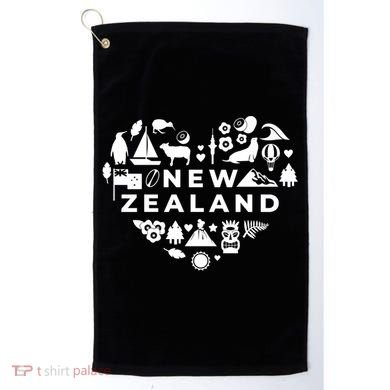 New Zealand Heart Golf Towel