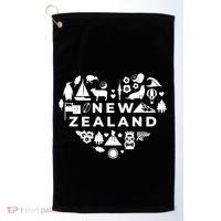 New Zealand Heart Golf Towel thumb 0