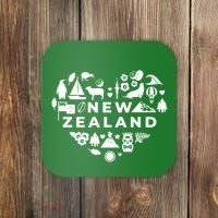 New Zealand Heart Coaster thumb 0
