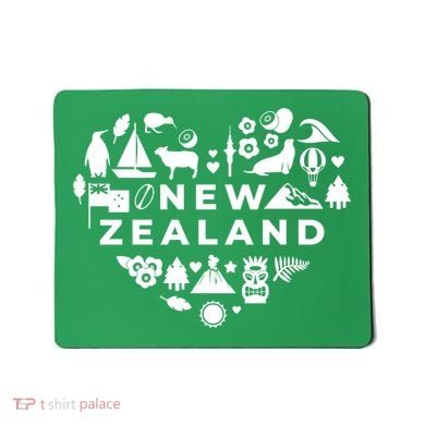 New Zealand Heart Mousepad