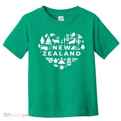 New Zealand Heart Toddler T-Shirt
