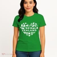 New Zealand Heart Women's T-Shirt thumb 4
