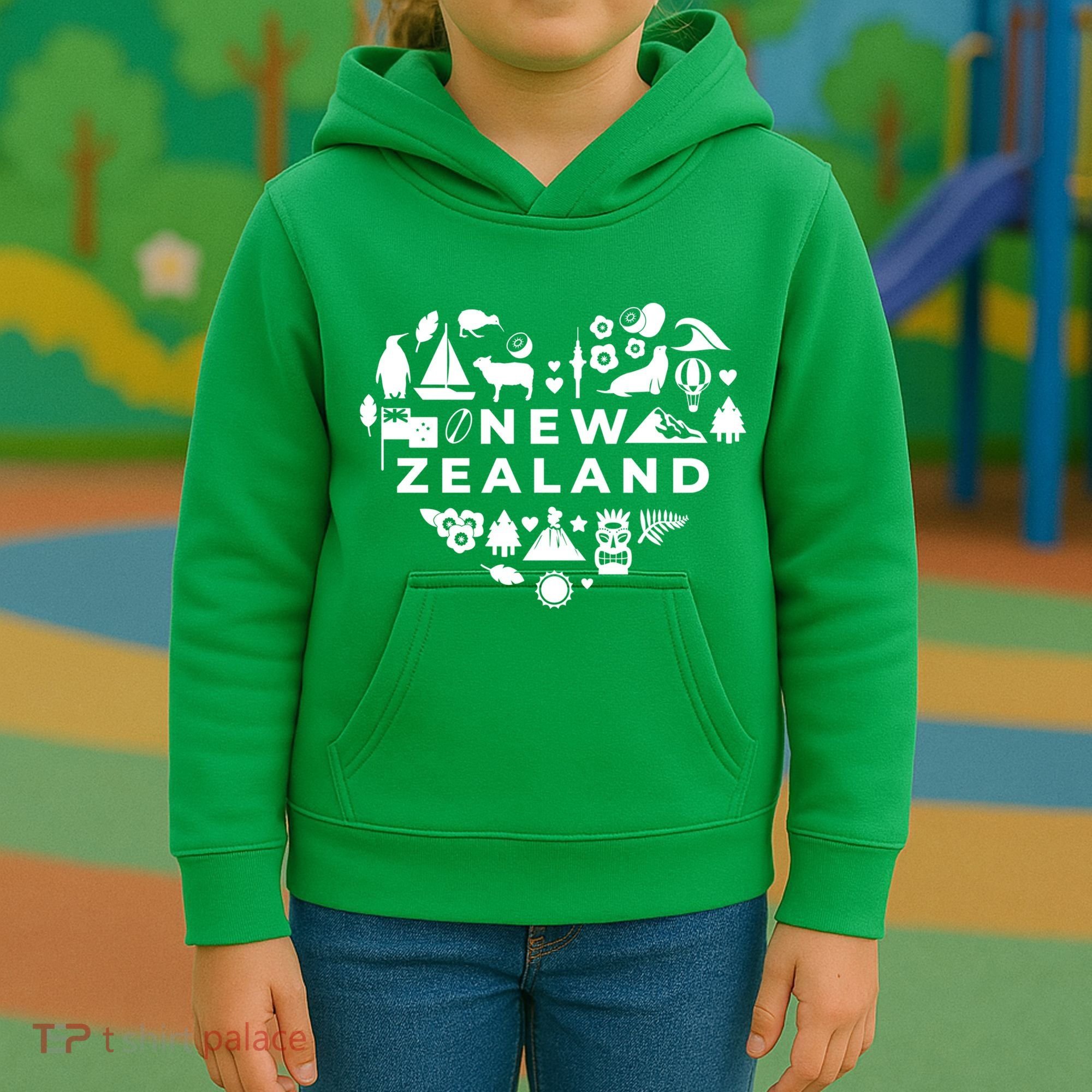 New Zealand Heart Kids Hoodie