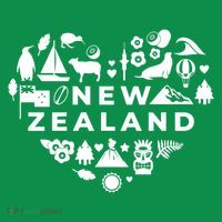 New Zealand Heart Kids Hoodie thumb 5