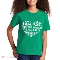 New Zealand Heart Kids T-Shirt thumb 2