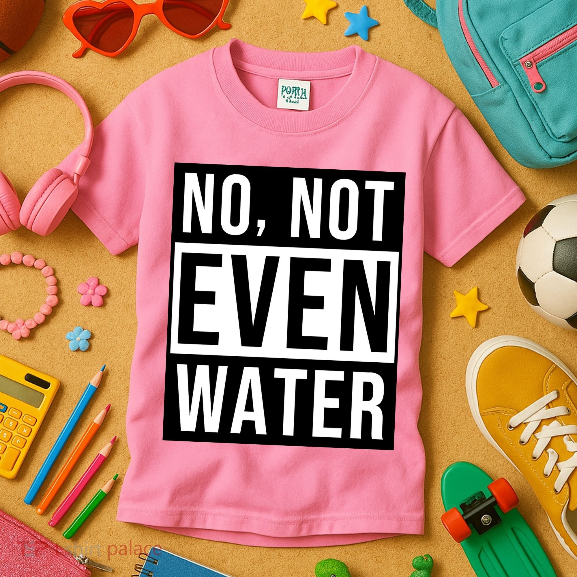 Not Even Water Ramadan Dawah Kids T-Shirt