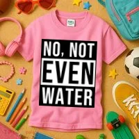 Not Even Water Ramadan Dawah Kids T-Shirt thumb 3