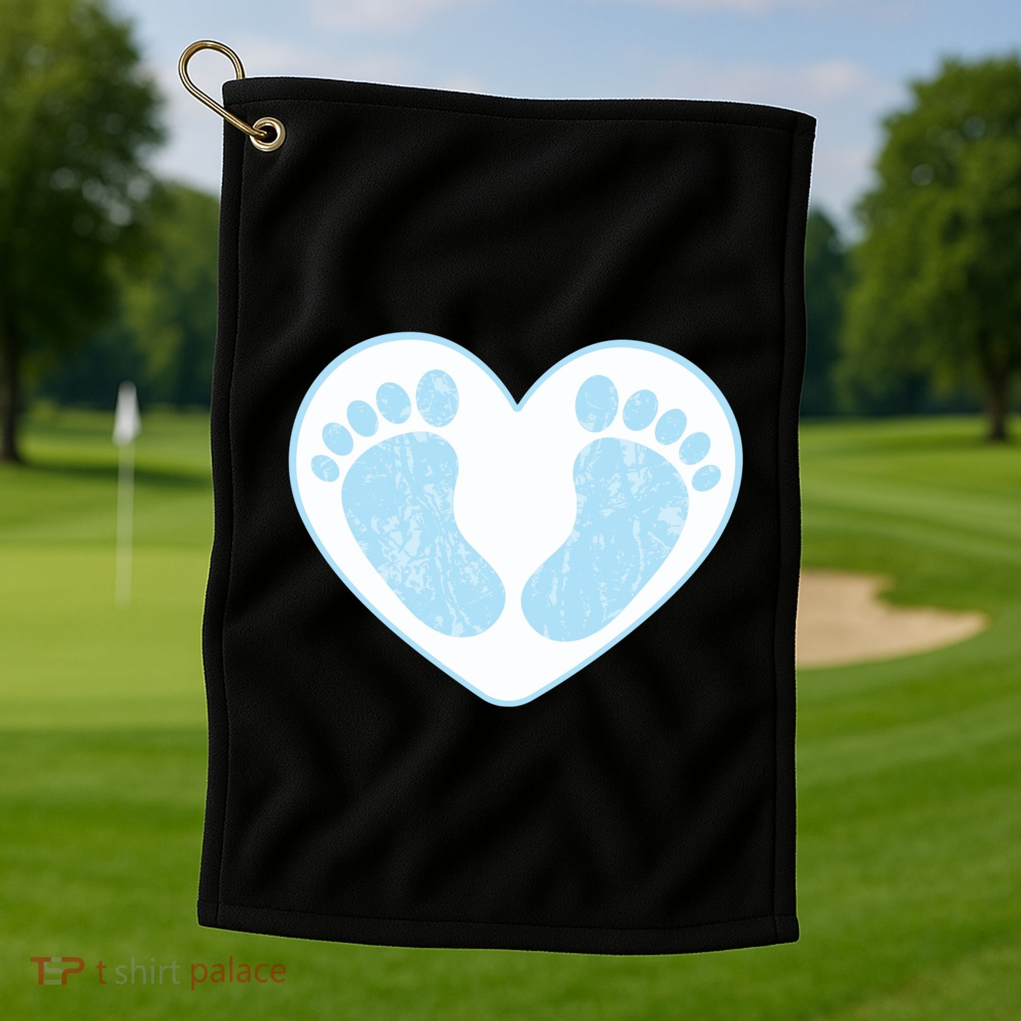 Newborn Feet Golf Towel