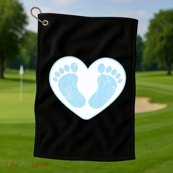 Newborn Feet Golf Towel