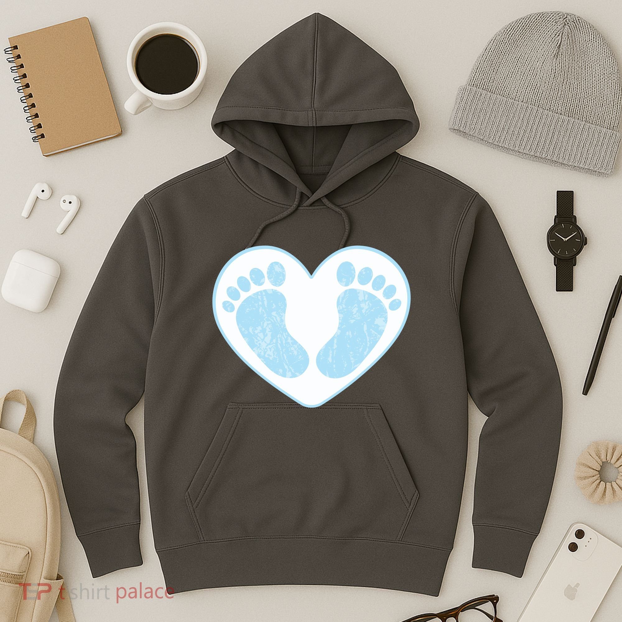 Newborn Feet Hoodie