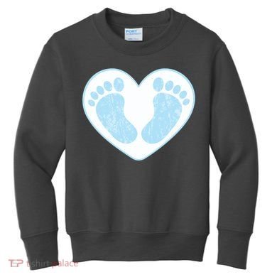 Newborn Feet Kids Sweatshirt