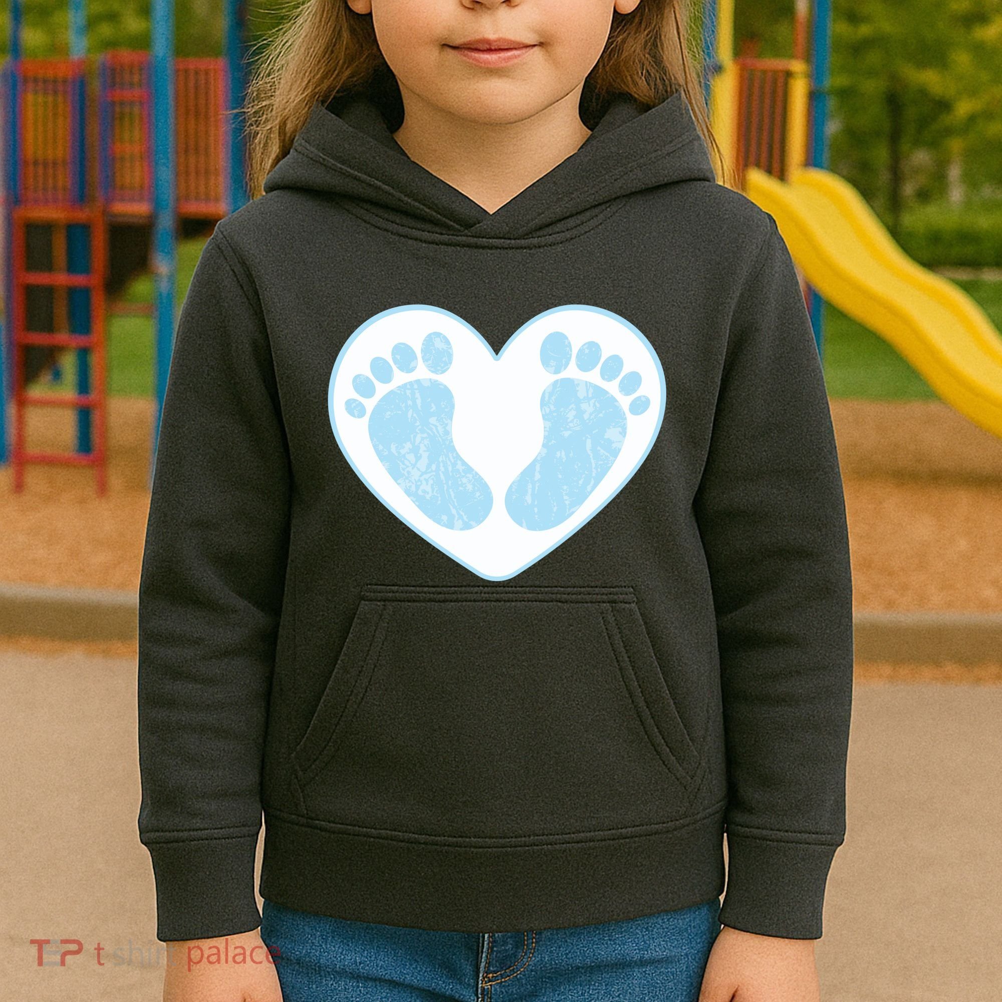 Newborn Feet Kids Hoodie