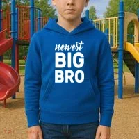 Newest Big Bro Kids Hoodie thumb 2
