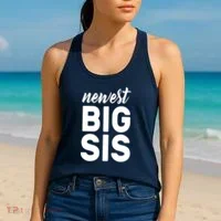Newest Big Sis Women's Tank Top thumb 2