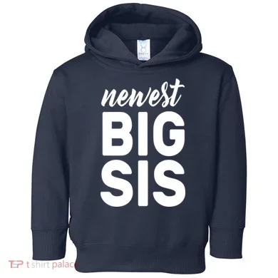 Newest Big Sis Toddler Hoodie