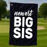 Newest Big Sis Golf Towel thumb 1