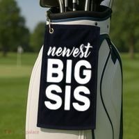 Newest Big Sis Golf Towel thumb 2