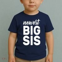 Newest Big Sis Toddler T-Shirt thumb 2