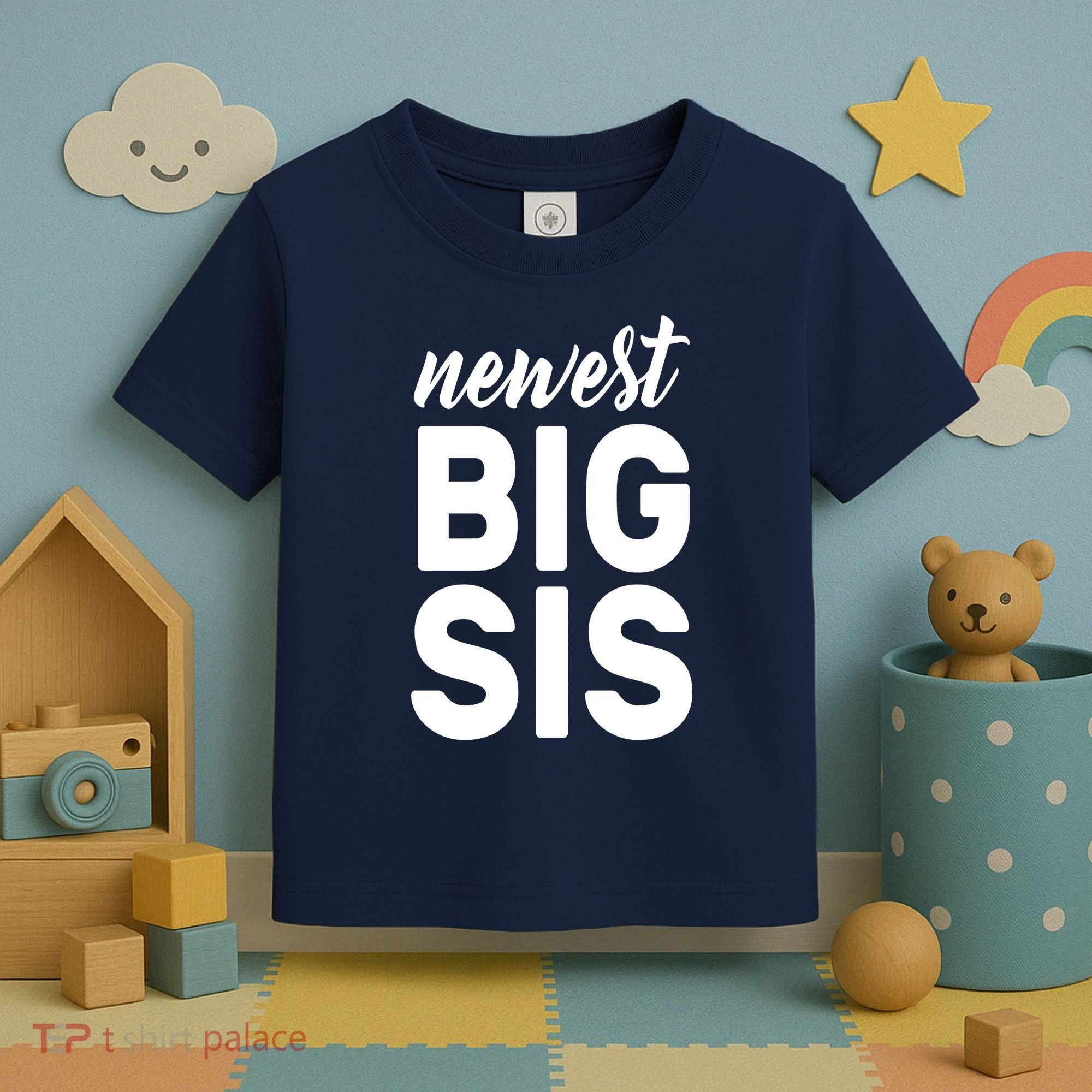 Newest Big Sis Toddler T-Shirt