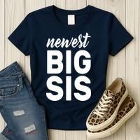 Newest Big Sis Women's T-Shirt thumb 3