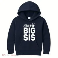 Newest Big Sis Kids Hoodie thumb 0