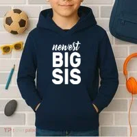 Newest Big Sis Kids Hoodie thumb 2