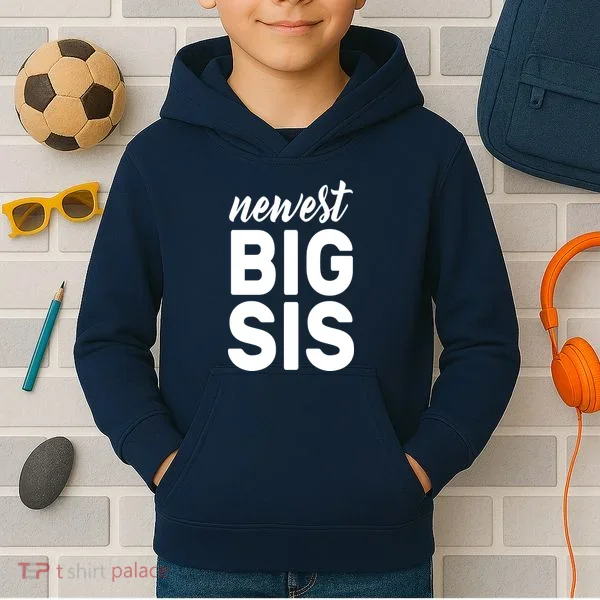 Newest Big Sis Kids Hoodie