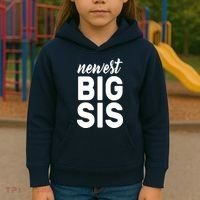 Newest Big Sis Kids Hoodie thumb 3