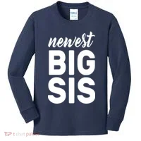Newest Big Sis Kids Long Sleeve Shirt thumb 0
