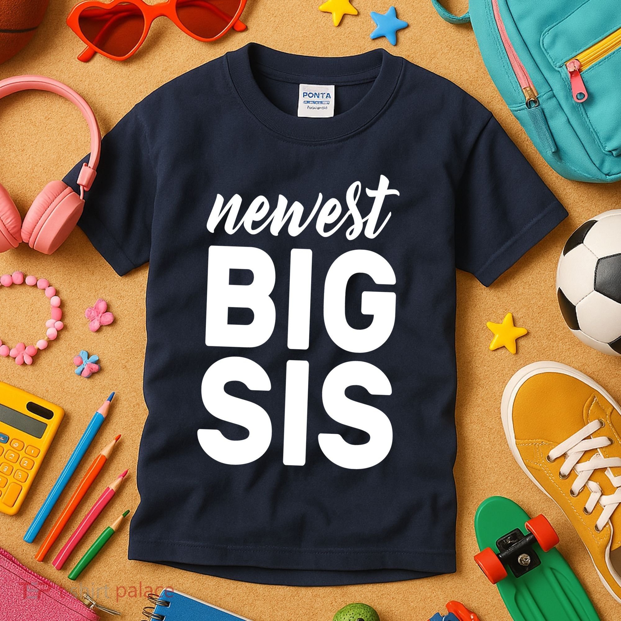 Newest Big Sis Kids T-Shirt