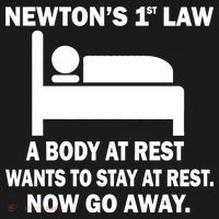 Newton's 1st Law A Body At Rest Apron thumb 3