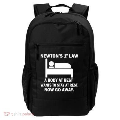 Newton's 1st Law A Body At Rest Backpack