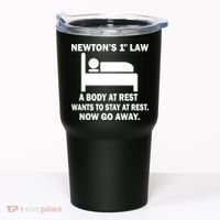 Newton's 1st Law A Body At Rest Tumbler thumb 0