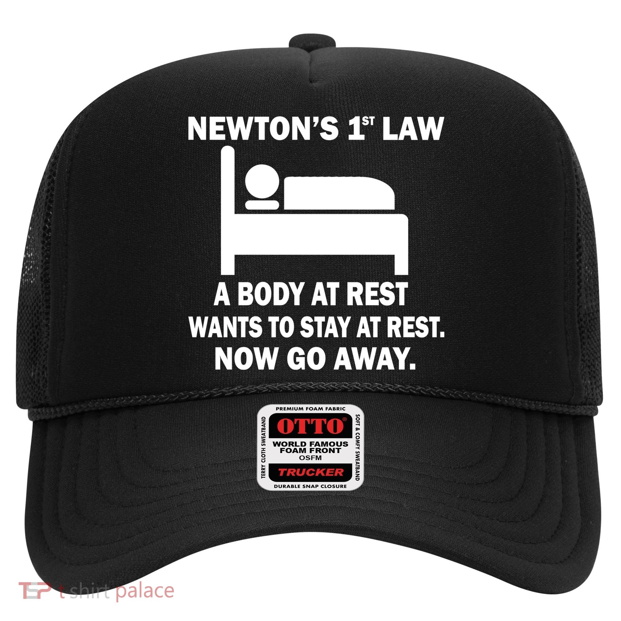 Newton's 1st Law A Body At Rest Hat