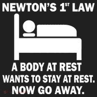 Newton's 1st Law A Body At Rest Golf Towel thumb 3