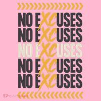 No Excuses Xc Cross Country Running Team Athlete Coaster thumb 2