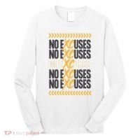 No Excuses Xc Cross Country Running Team Athlete Long Sleeve Shirt thumb 0