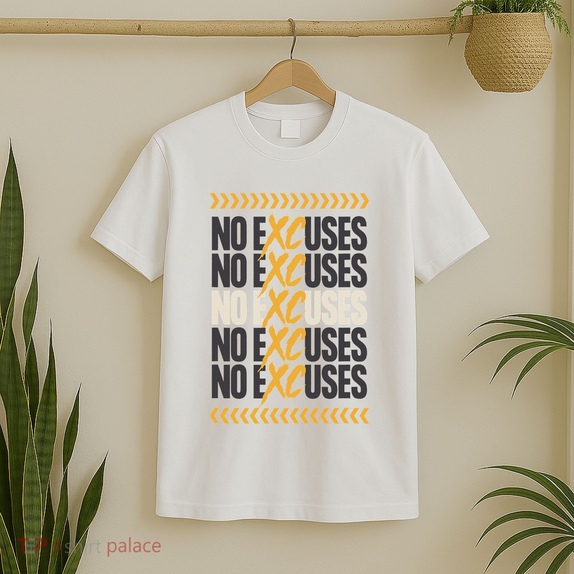 No Excuses Xc Cross Country Running Team Athlete T-Shirt