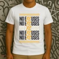 No Excuses Xc Cross Country Running Team Athlete T-Shirt thumb 3
